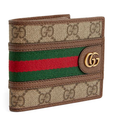 gucci ophidia gg supreme wallet|gucci men's bifold wallet.